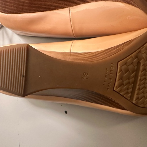 Cole Haan grand OS nude patent wedge heels 8.5 - Picture 5 of 5